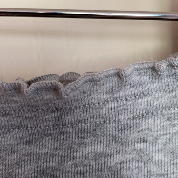 Grey Off The Shoulder Top - Picture 2 of 4